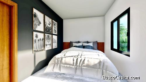 SOLVAMAR VENTA PUNTA CANA 1 y 2 Dormitorios  1 Baño  en 2do Nivel  136