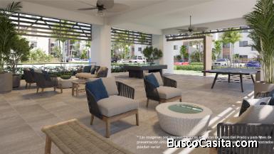 BRISAS DEL PRADO EN VENTA Apto  1 Cuarto  1, 2 Baños 1, 2 estacionamientos  en 2do Piso EN STO DGO E