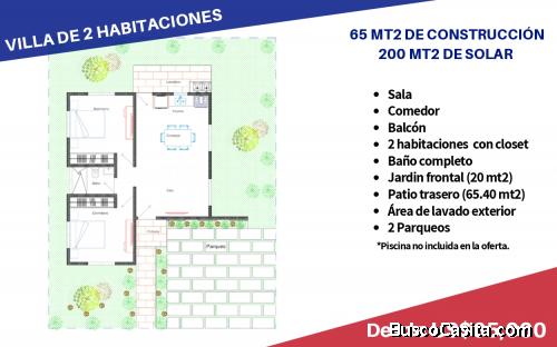 VENTA DE CASAS ECONOMICAS en Punta Cana Bávaro 797