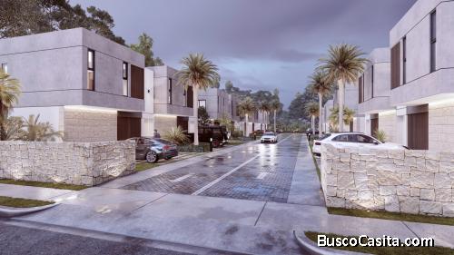 Venta SOL DE CANA RESIDENCES Casa 3 y 2 recámaras dos pisos en Vista Cana La Altagracia 762