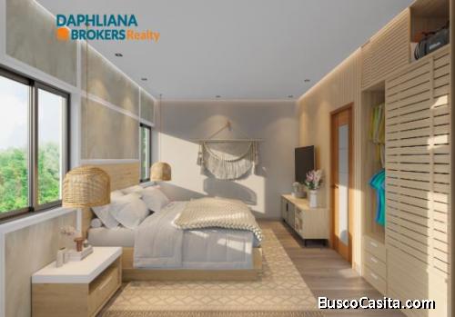 RESIDENCIAS  DE 2, 3 Piezas  4to Nivel EN PUNTA CANA VISTA CANA 787