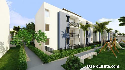 VENTA DE PROYECTO EAST TOWN  APTO 3 Cuartos  1 Baño   en Primer Piso EN BAVARO PUNTA CANA 180