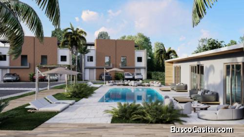 CONDOMINIO Casas 2, 3 habs en PUNTA CANA 788