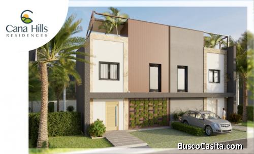 VENTA DE Cana Hills Residences Casas 2, 3 habs en PUNTA CANA 734