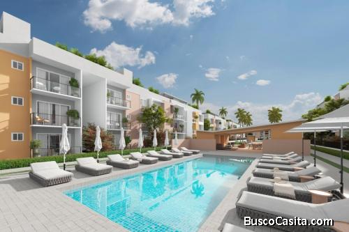 COMPRAR PROYECTO EAST TOWN  DEPARTAMENTO 1 Dormitorio  Habitación     en 4to Piso EN PUNTA CANA BAV