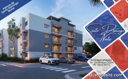 PALMAS DE SANTO DOMINGO NORTE APTOs de 2, 3 habitaciones   510