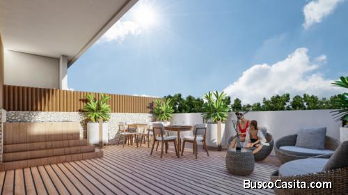 EN PLANO SUN DISTRICT  Y TERRAZAS  DEPTOS 1 HABITACIóN EN 2DO NIVEL EN PUNTA CANA 89