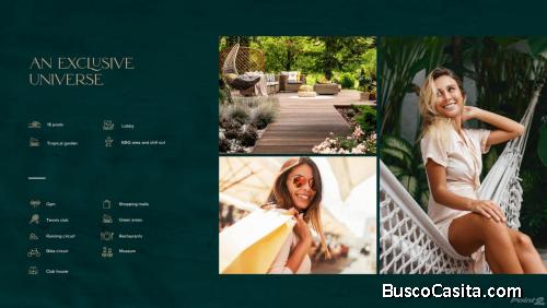 NUEVA OBRA Condo DE 2 Dormitorios   en Segundo Piso RIVER ISLAND cerca de la playa en Punta Cana Báv