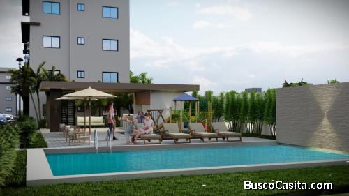  Venta De Apartamentos Con Piscina En Gurabo , Santiago; Idi: 132134
