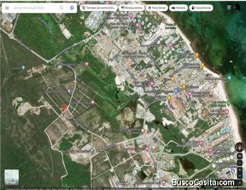 PUNTA CANA - EL CORTECITO: TERRENO A 1,700 METROS DE LA PLAYA.