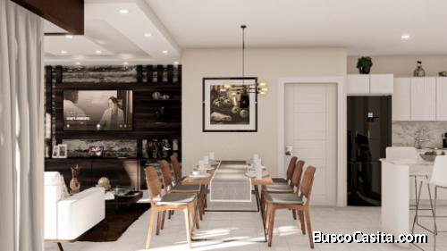 Residencial  En Construcción de 2 - 3 Recámaras 2 ESTACIONAMIENTOS  En Bávaro Punta Cana 351