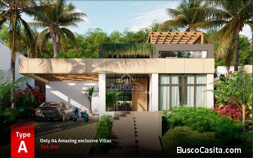 Villa con piscina en venta a pocos pasos de la playa en Puerto Plata WPV13