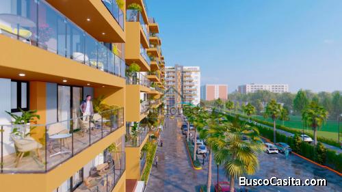 Apartamento en venta en planos en Torre en Urb. Thomen Santiago WPA06