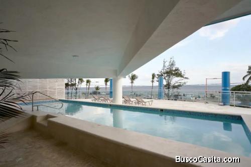 Apartamento En Alquiler En El Malecón Amueblado ; Idi: 126919