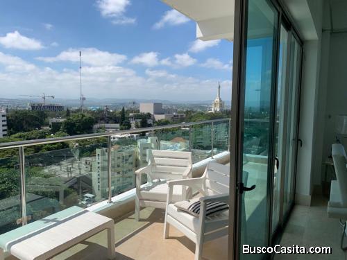 Apartamento Amueblado En Renta La Trinitaria, Santiago ; Idi: 139435