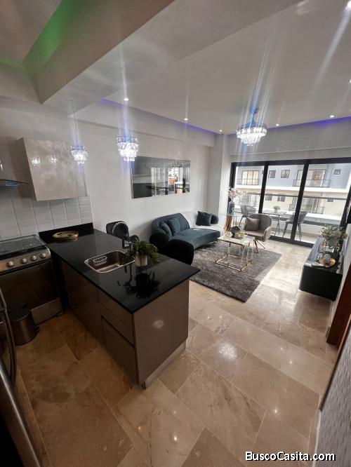 Apartamento amueblado de 1 habitacion en Piantini