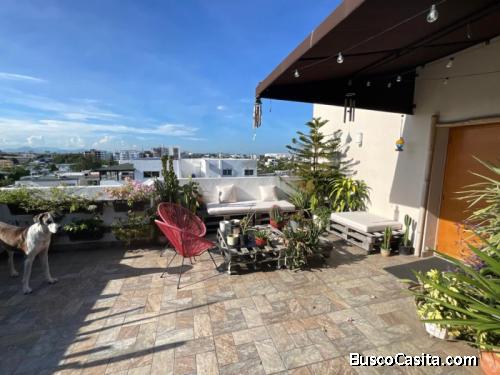 Apartamento tipo Penthouse con vista excepcional en los Prados