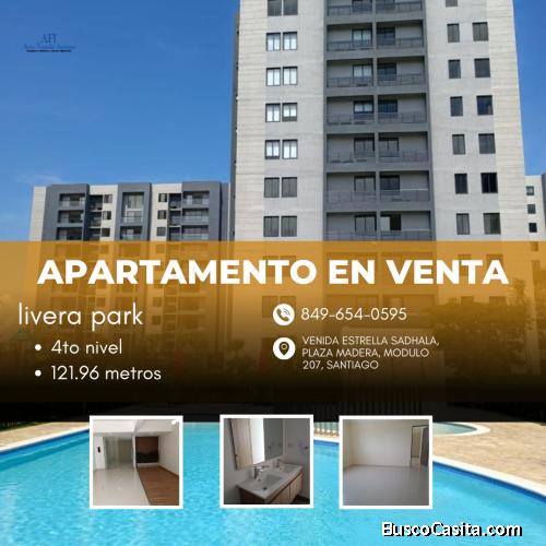 apartamento en venta livera park 4to nivel 
