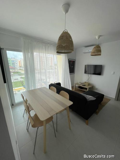 Apartamento En Venta Punta Cana 2 Hab Amueblado; Idi: 137450