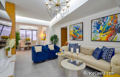 Apartamento en alquiler amueblado 2do Nivel con terraza 2 habitaciones
