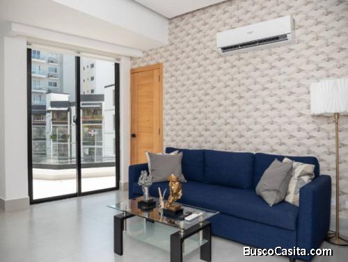 Apartamento Amueblado En Alquiler En Evaristo Morales; Idi: 140147