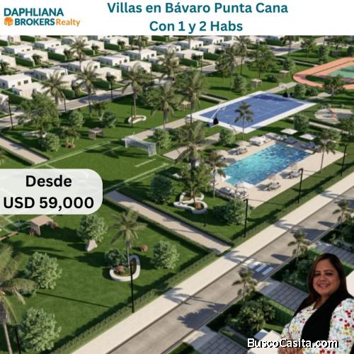 villa de 2 habitaciones en punta cana
