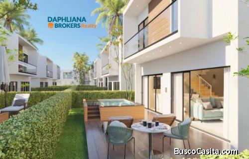 VENDER  complejo de villas con terraza en Bavaro Punta Cana