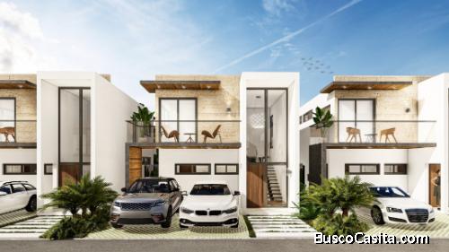 Fecha de entrega Casas para vivir  con control de acceso en Bavaro Punta Cana