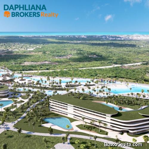 Bavaro Punta Cana Moderno proyecto Departamentos para vivir  con green zone