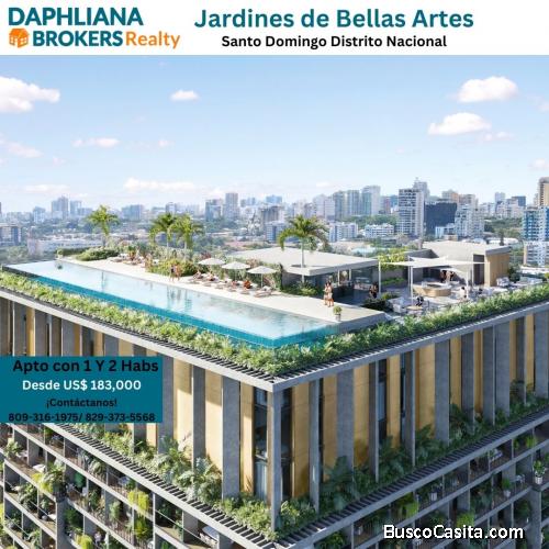 Comprar PISO ALTOCondos 2 o 3 habitaciones 1 - 2 - 3 baños RD