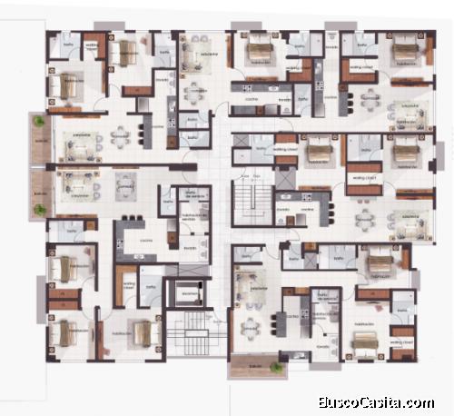 Cómo encontrar Pisos y apartamentos 1 pieza 1 - 2 - 3 baños SDQ