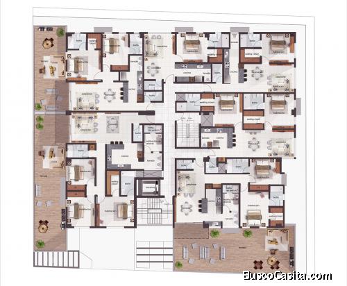 Inversión en bienes raíces Proyecto en construcción 2 o 3 piezas  EN Distrito Nacional