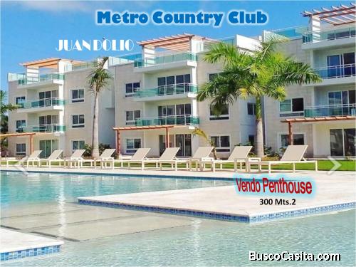 ATENCION JUAN DOLIO: PENTHOUSE de 300 MTS.2 en Metro Country Club, 4 HABS.