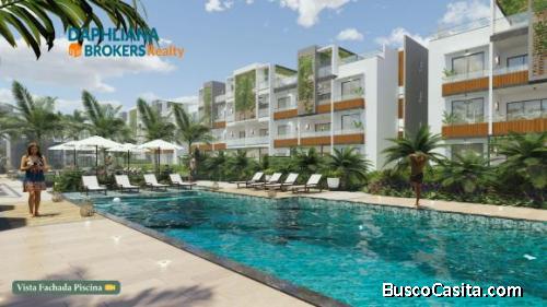 Proyectos inmobiliarios Viviendas 1 Cuarto de dormir  VISTA CANA Bavaro La Altagracia