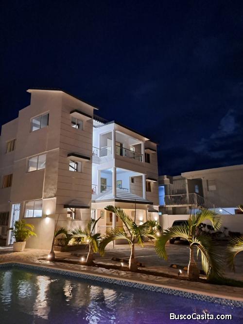 Vendo Apartamento De 3 Habs En Sosua Puerto Plata ; Idi: 140646