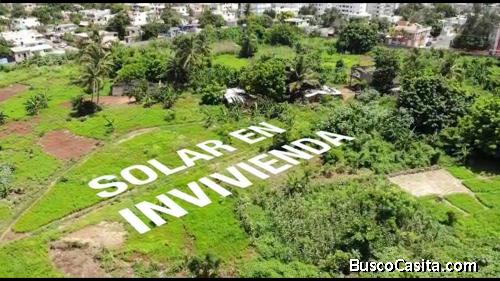 Vendo Solar en Invivienda Santo Domingo Este