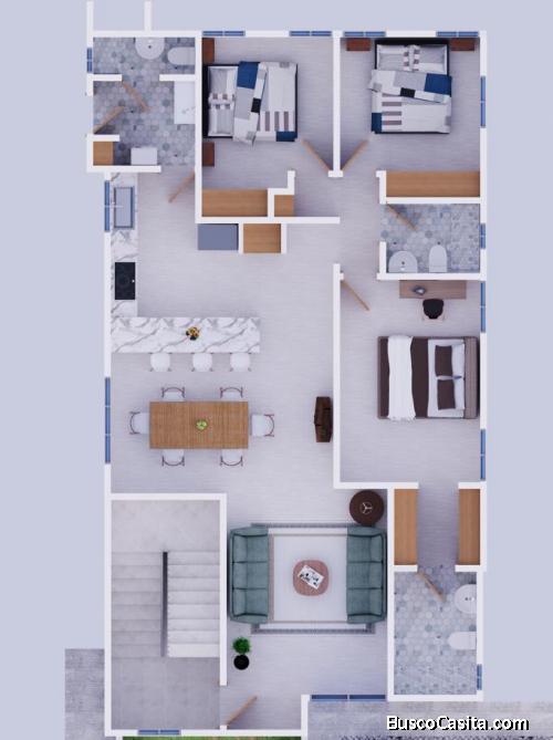 Penthouse 3 Hab En Prado Oriental; Idi: 140905