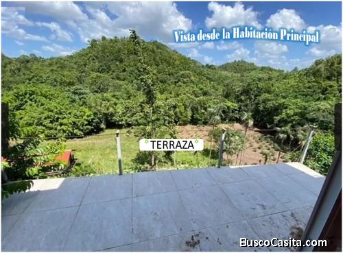 VENDO VILLA EN LA ALTURA, VISTA AL RIO  y  LA MONTAÑA,  EN LOMA LOS JABIELES, SIERRA DE AGUA
