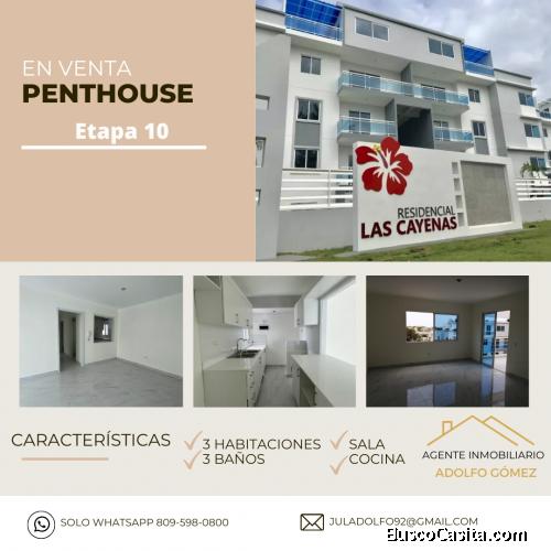 Venta de penthouse residencial cayenas negociables