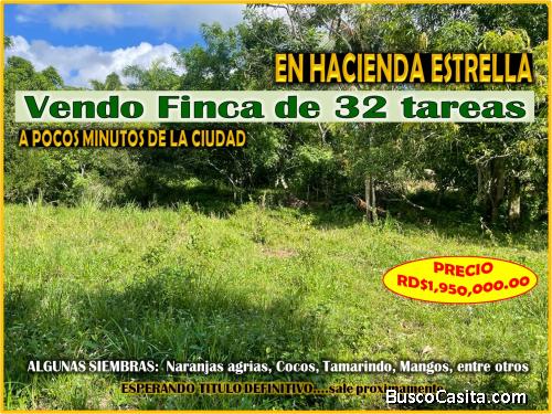 Vendo Finca de 32 Tareas en Hacienda Estrella,  a 30 minutos de la Ciudad