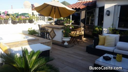 ALQUILO APTO ESTUDIO  + TERRAZA CON JACUZZI, 5TO PISO EN BELLA VISTA
