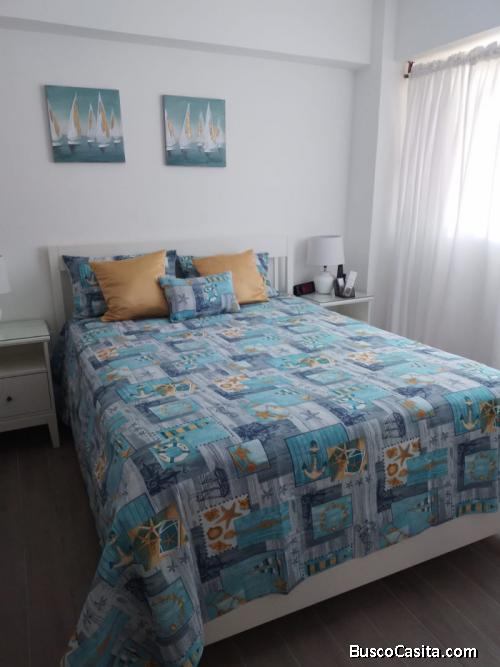 Rento Apartamento  Piso Alto En Juan Dolio; Idi: 141347