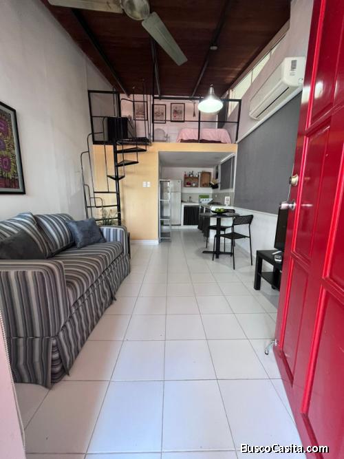 Alquiler De Apartestudio Amueblado En Piantini; Idi: 136219