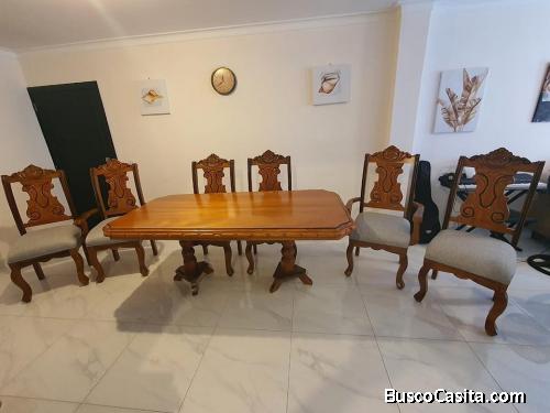 comedor 6 sillas en venta usado