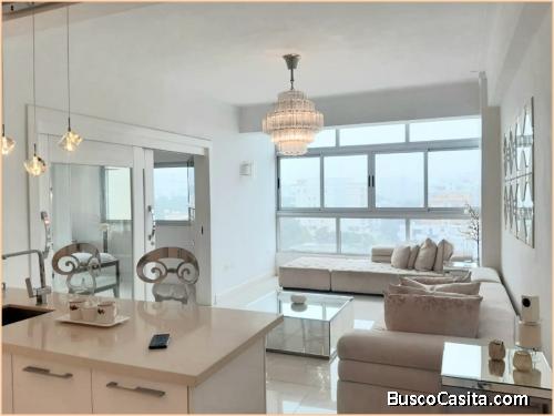 ALQUILO APTO AMUEBLADO DE 2 HABITACIONES, BELLA VISTA, TORRE VILLA PALMERA