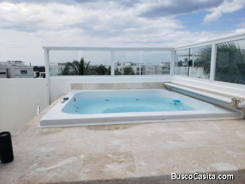 Vendo Penthouse  Amueblado En Playa Nueva Romana ; Idi: 142403