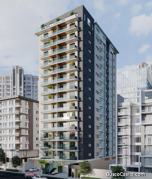VILLA PALMERA NACO III Venta de Condo 2, 3 Dormitorios en Ens Naco casi esquina Gustavo Mejía Ricart