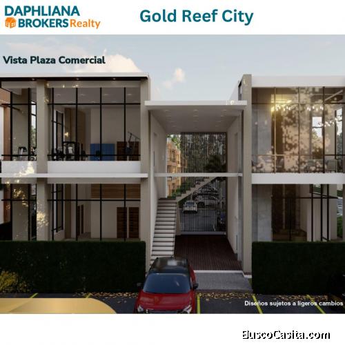 1, 2 Habitaciones   1 Bath  1, 2 parqueaderos  Gold Reef City Condos de inversión en Punta Cana