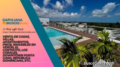 Oportunidad  Village Punta Cana 2, 3 Recámaras  1 Baño 1 y 2 parqueos  Condominios 
