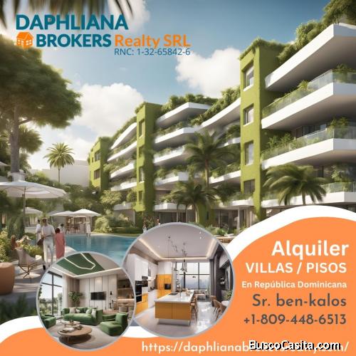 Alquiler Aptos 3 piezas En Distrito Nacional